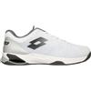 Lotto Scarpe da tennis da uomo Lotto Mirage 100 II Clay - all white/asphalt/vapor gray - Bianco, Grigio