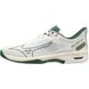 Mizuno Scarpe da tennis da uomo Mizuno Wave Exceed Tour 5 AC - white/pineneedle/papyrus - Bianco