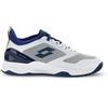 Lotto Scarpe da tennis da uomo Lotto Mirage 200 Clay - all white/blue 295c/royal gem - Bianco, Blu, Viola