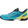 Mizuno Scarpe da tennis da uomo Mizuno Wave Exceed Tour 5 CC - jet blue/bolt neon/black