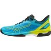 Mizuno Scarpe da tennis da uomo Mizuno Wave Exceed Tour 5 AC - jet blue/bolt neon/black
