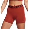 Nike Pantaloncini da tennis da donna Nike Pro 365 Short 5in - rugged orange/black - Marrone, Arancione