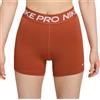 Nike Pantaloncini da tennis da donna Nike Pro 365 Short 5in - burnt sunrise/white - Arancione, Marrone