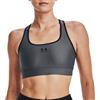 Under Armour Reggiseno Under Armour Women's UA Bra Mid Padless - pitch gray/black - Grigio