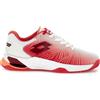 Lotto Scarpe da tennis da donna Lotto Mirage 100 II Clay W - all white/grenadine red/nectarine# 37 - Bianco, Rosso