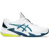Asics Scarpe da tennis da uomo Asics Court FF 3 Clay - white/gris blue - Bianco, Grigio