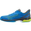Mizuno Scarpe da tennis da uomo Mizuno Wave Exceed Tour 5 CC - peace blue/acid lime/iron gate
