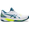 Asics Scarpe da tennis da uomo Asics Solution Speed FF 2 - white/restful teal - Bianco, Turchese