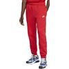 Nike Pantaloni da tennis da uomo Nike Sportswear Club Fleece M - Rosso