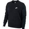Nike Felpa da tennis da donna Nike Essential Crew Fleece - Nero