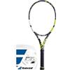 Babolat Racchetta Tennis Babolat Pure Aero 98 + corda - Bianco, Giallo, Grigio