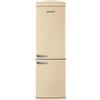 TELEFUNKEN TKBM379BREF TELEFUNKEN Frigorifero combinato retrò con congelatore, 300 litri, Crema, 60 cm, Classe F