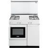 De'Longhi Cucina a Gas SGW854NM 4 Fuochi Forno 44L Bianca 86x50cm Classe B