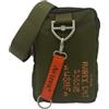 Avirex Post, Borsello da uomo con tracolla Piccolo in nylon impermeabile Green - Verde