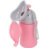 Keenso Orinatoio di Emergenza Portatile Vasino WC Pee Training Cup per Bambina (Rosa per ragazza)