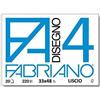 Fabriano Blocco da Disegno FA4 Liscio con Angoli (33x48 cm 20 Fogli 220 g/m2)