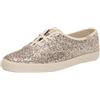 Keds Women's Champion Glitter Sneaker, Gold, 8