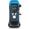 Ariete 1399 Macchina da caffè espresso Sky Blue, Per polvere e cialde ESE, 1300 W, Capacità 1,1L, 15 bar di pressione, Filtro 1, 2 tazze e cialda ESE,