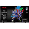 TCL C6K Serie Smart TV QD-MiniLED 4K 98'' 98C6K, 144Hz, audio Onkyo 2.1, Dolby Vision IQ & Atmos, Google TV