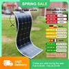 DOKIO 18V 100W/200W/400W Pannelli solari flessibili Pannello solare monocristallino impermeabile Campeggio RV Carica domestica 12V