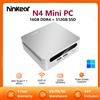 Ninkear N4 MINI PC AMD Ryzen™5 4600H fino a 4.2 GHz 16GB DDR4 512GB SSD WiFi 6 BT 5.2 supporto 8K 3 - 16GB DDR4 + 512GB SSD
