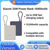 Xiaomi Versione globale Xiaomi 33W Power Bank 10000mAh Cavo integrato GL Cavo USB-C integrato per una comodità aggiunta Power Bank - Blu ghiaccio
