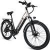 CMACEWHEEL L26 bici elettrica 26 "Ebike 48V 17Ah adulti uomo donna Mountain Bike elettrica, 7 velocità, coppia 70 N. m, Stock EU - Grey