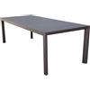 Cosma Tavolo allungabile 135/180x80x75h cm in alluminio colore taupe mod. Houston