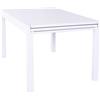 Cosma Tavolo allungabile in alluminio 135/270x90x75h cm colore Bianco mod. Hawaii