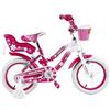 BIKER TOYS Bici Bicicletta Butterfly Flower taglia 16 per Bambina 7-9 anni con Accessori Inclusi
