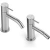 Zazzeri Z316 miscelatore lavabo e bidet senza scarico acciaio inox AISI316