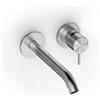 Zazzeri Z316 miscelatore lavabo ad incasso completo senza piastra acciaio inox AISI316