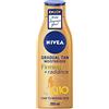 NIVEA Q10, Rassodante + Radiance Gradual Tan (200 ml), crema rassodante attivante abbronzante con Q10, supporta un'abbronzatura graduale, idratante abbronzante per un bagliore radioso baciato dal sole