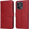 Generic Compatibile con REALME C53 RMX3760 RMX3762 / Realme NARZO N53 RMX3761 Custodia COVER CASE STAND flip LIBRO magnetica GEL PROTEZIONE TPU ECO PELLE portafoglio taschini vano porta card bordo'
