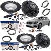 Alpine Evotuning Kit 8 Casse Altoparlanti Alpine Anteriori Posteriori per Mercedes Classe A W176
