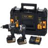 DEWALT DCK200MP2T-QW KIT TRAPANO CON PERCUSSIONE + AVVITATORE AD IMPULSI