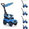 Moni Trade Macchina Cavalcabile 4 in 1Blue
