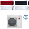 Mitsubishi Climatizzatore Condizionatore Mitsubishi Kirigamine Style Wifi R32 Rosso + Nero + Bianco Perla Quadri Split Inverter 9000 + 9000 + 9000 + 12000 BTU con U.E. MXZ-4F72VF NOVITÁ Classe A++/A+