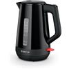 BOSCH Bollitore TWK1M123 Nero 2400 W 1,7 L Plastica