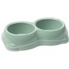 Yes! Ciotola Doppia Gnammy Cane Antiscivolo Verde 2x645ML