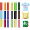 MechKit Infusible Transfer Ink Sheets, 18 Fogli di Inchiostro Infusibili per Pressa a Caldo 11,5x 30,5 cm, Carta di Trasferimento Insolubile a Sublimazione Tinta per T-shirt, Tazze (Tinta Unita)