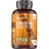 WeightWorld Curcuma Capsule Vegane, 365 Capsule (1 Anno di Fornitura), 1 al Giorno, Integratore Curcuma Bio con Pepe Nero Bio e Zenzero Biologico, 505mg per Dose, Privo di Glutine e Lattosio, Prodotto in Europa