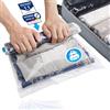 SilverRack Sacchetti Sottovuoto da Arrotolare [8 Pezzi] in (40x60 cm) - Pratici sacchetti di compressione - Riutilizzabili per i viaggi - Sacchetti per la conservazione - senza aspirapolvere