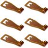 Bricoleva.it Ganci Mobili per Tapparelle in Plastica - Gancio Regolabile per Avvolgibili, Facile da Installare, Accessori di Ricambio per Sistemi di Tapparelle in PVC (Mobili,6 pezzi)