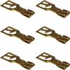 Bricoleva.it Ganci Mobili per Tapparelle in Legno - Gancio per Avvolgibili in Legno, Facile da Montare, Ricambio Resistente per Sistemi di Fissaggio di Tapparelle (Mobili, 6 pezzi)