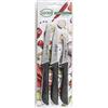 Sanelli Set 3 Coltelli Frutta e verdura: Spelucchino multiuso cm.11-Pomodoro cm.12-Verdura cm.7