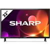 Sharp 32FA2E TV 32" LED HD, DVB-T/T2/C/S/S2, 3 porte HDMI, 2 porte USB, Dolby Au