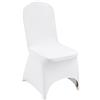 VEVOR Coprisedie Arcuato con Schienale Confezione da 100 Pezzi Elasticizzato Copertura della Sedia Vestisedia Modern Decorativo Protezione in Bianco Copertura di Sedie da Casa Cucina E Giardino