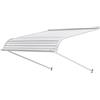VEVOR Pensilina per Finestra Porta da 1016 x 1066 mm Tettoia per Porta Ingresso, Lega di Alluminio Antiruggine, Pensilina per Patio Esterno, per Protezione da Pioggia, Neve e Luce Solare
