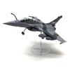 Espositore modello di caccia Rafale B in scala 1/72 con base per libreria,